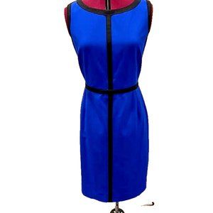 Calvin Klein Royal Blue Sleeveless Dress - Size 14